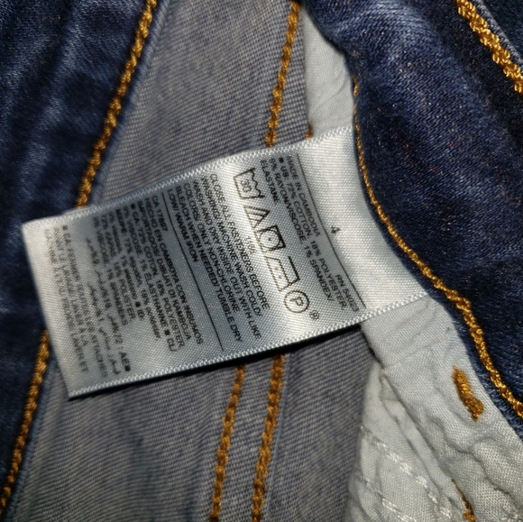 Old Navy jean dark Demin Rockstar Size 4 - Picture 5 of 9